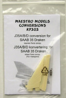 Maestro Models MMMK7202 Saab J-35 'Draken' early conversion 1/72